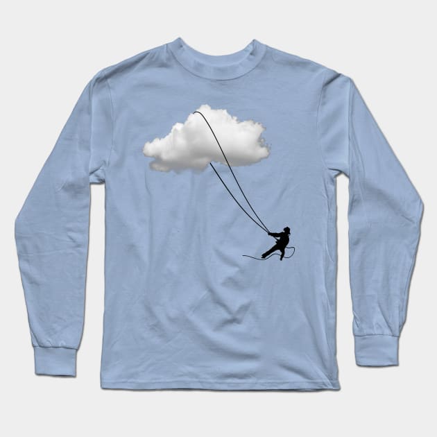 Clouds cowboy - captures dreams with the lasso Long Sleeve T-Shirt by Quentin1984